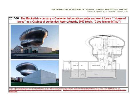 Презентация на тему "The Kazakhstan’s architecture of the 2017 in the World architectural context / The Album of typical examples by Dr. Konstantin I.Samoilov. – Almaty, 2018. – 138 p." по МХК