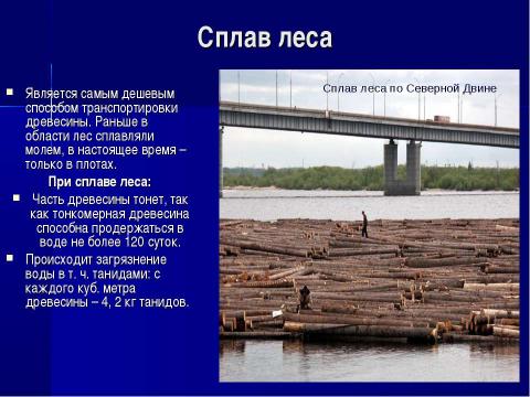 Презентация на тему "Экологически опасные объекты и производства на территории архангельской области" по географии