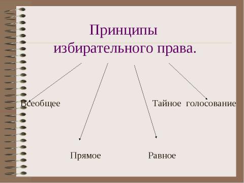 Презентация на тему "Избирательное право и избирательный процесс" по обществознанию