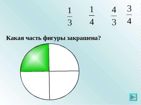 Презентация на тему "Доли. Обыкновенные дроби" по математике