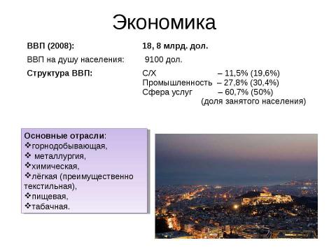 Презентация на тему "Республика Македония" по географии