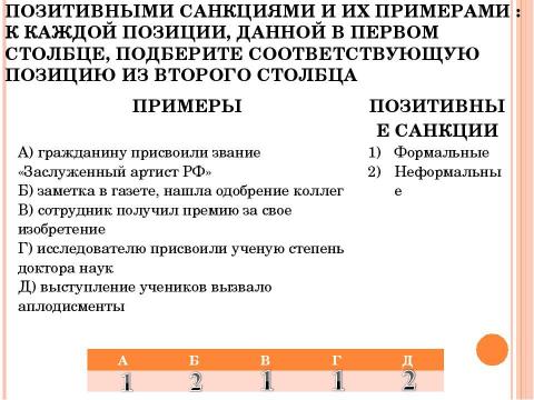 Презентация на тему "Социальный контроль" по обществознанию