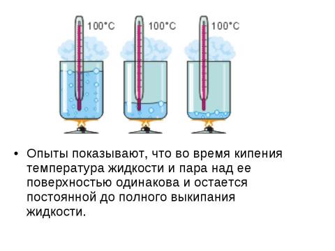 Презентация на тему "Кипение удельная теплота парообразования и конденсации" по физике