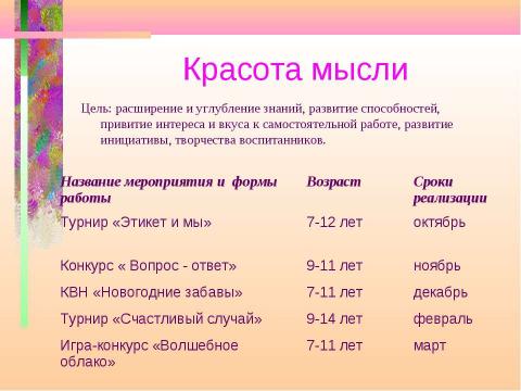 Презентация на тему "Развитие творческого потенциала и природных способностей детей младшего и среднего возраста в..." по педагогике