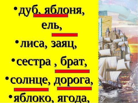 Презентация на тему "Образование имен существительных" по начальной школе