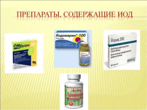 Презентация на тему "Определение содержания иода в продуктах питания" по химии