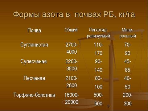 Презентация на тему "Физиологические основы применения азотных удобрений" по биологии