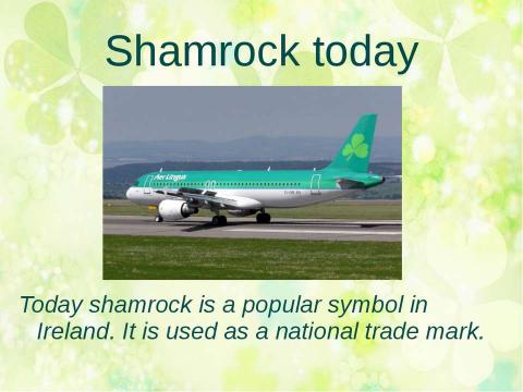 Презентация на тему "Symbol of Ireland" по английскому языку