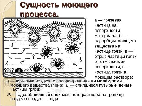 Презентация на тему "Моющие средства" по химии