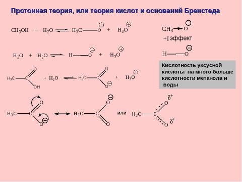 Презентация на тему "Теории кислот и оснований. Классификация реакций и реагентов" по химии