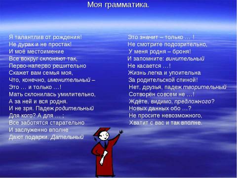 Презентация на тему "Повторение местоимения как части речи" по русскому языку