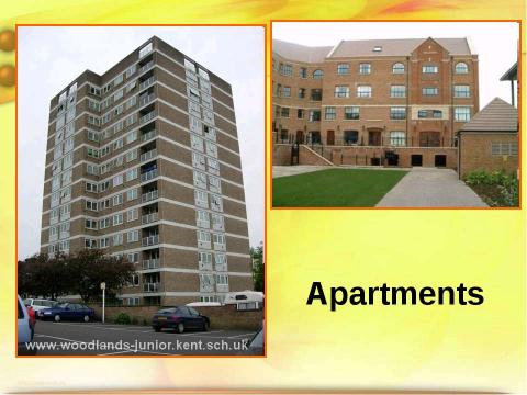 Презентация на тему "Typical English Houses" по английскому языку