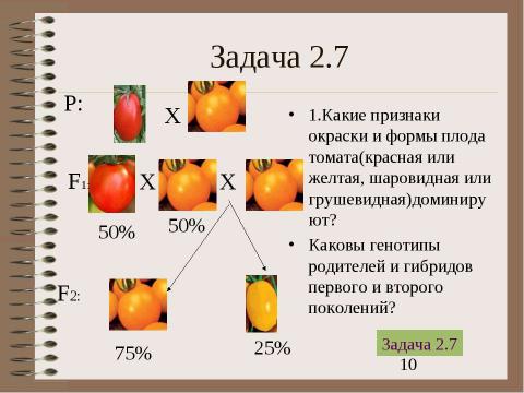 Презентация на тему "Электронный задачник по генетике Часть 2" по биологии