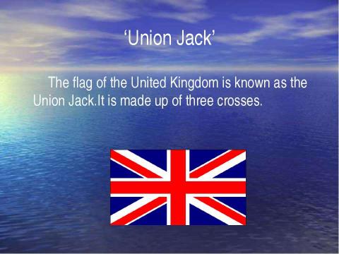 Презентация на тему "THE UNITED KINGDOM OF GREAT BRITAIN AND NORTHERN IRELAND" по английскому языку