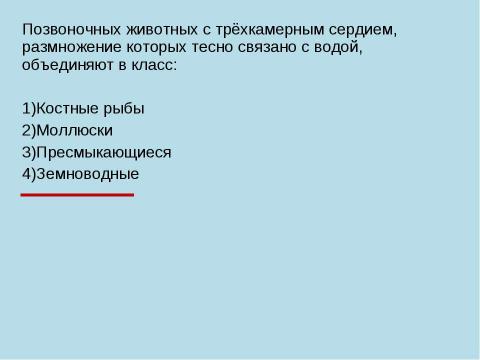 Презентация на тему "Земноводные" по биологии