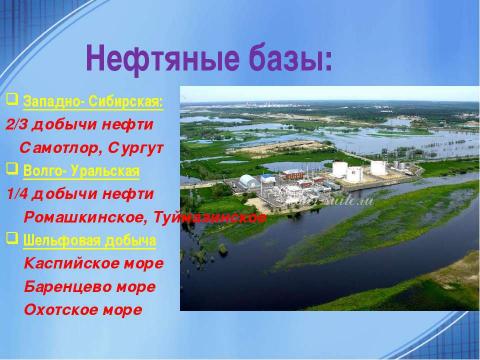 Презентация на тему "Топливная промышленность" по географии