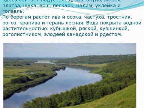 Презентация на тему "Реки Московской области. Клязьма" по окружающему миру