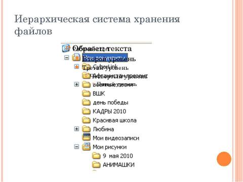 Презентация на тему "Структуры данных: деревья, сети, графы, таблицы" по информатике