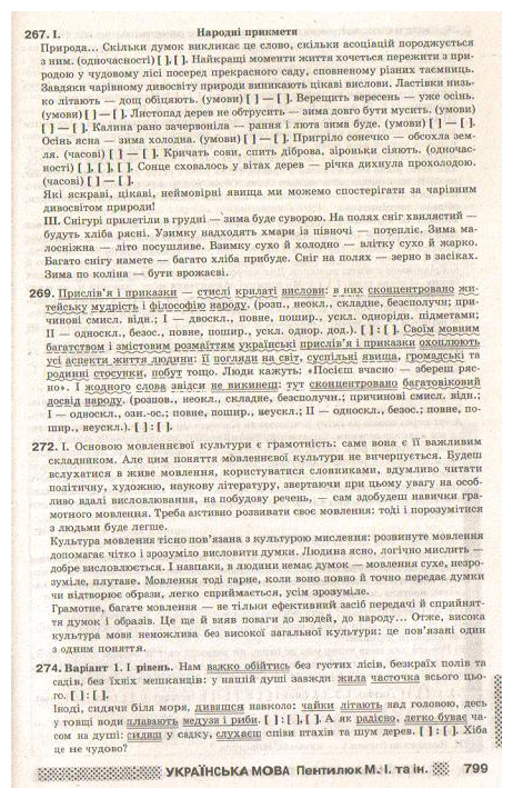 ГДЗ (решебник) по украинскому языку для 9 класса Пентилюк М.I. Гайдаєнко I.В. Ляшкевич A.I.