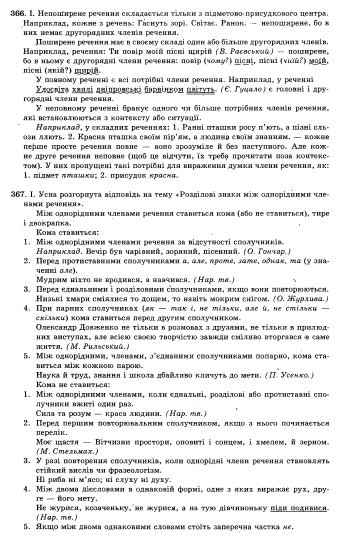 ГДЗ (решебник) по украинскому языку для 11 класса Беляева О.М. Кравченко П.П. Штаркман З.О.