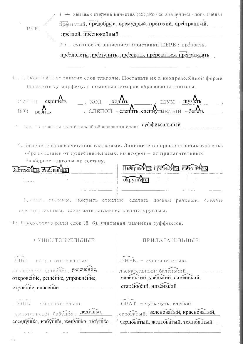 ГДЗ (решебник) по русскому языку для 6 класса Богданова