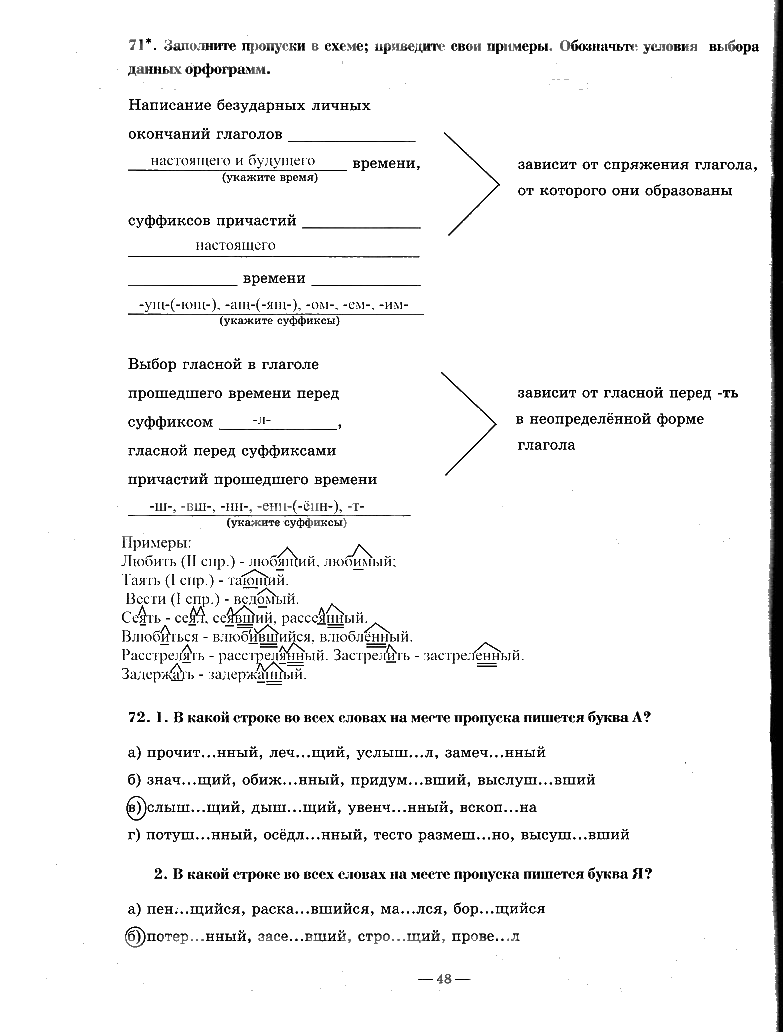 ГДЗ (решебник) по русскому языку для 7 класса Богданова