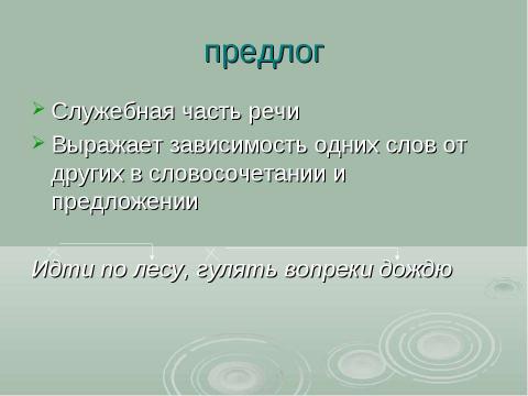 Презентация на тему "Предлог как часть речи" по русскому языку