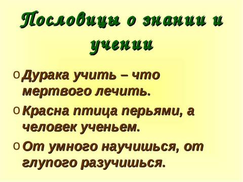 Презентация на тему "Пословица – это народная мудрость" по литературе