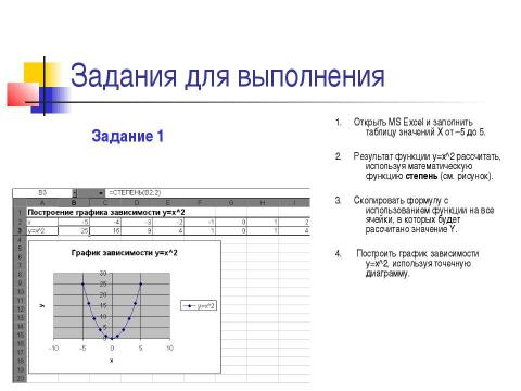 Презентация на тему "Использование функций в табличном процессоре MS EXCEL" по информатике