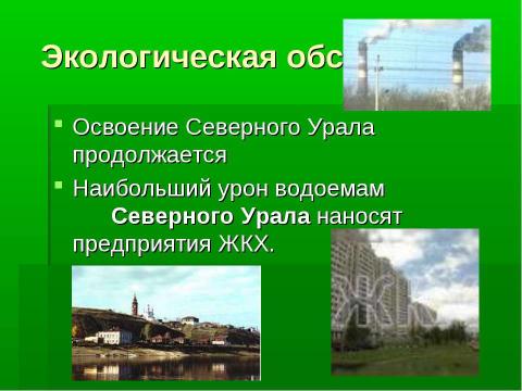 Презентация на тему "Таёжная область Северного Урала" по географии