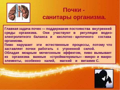 Презентация на тему "Горькая правда о горьком пиве" по биологии