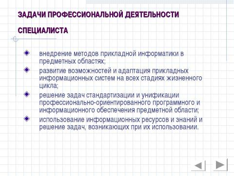 Презентация на тему "Прикладная информатика" по информатике