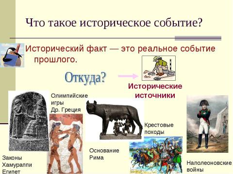 Презентация на тему "Исторические события 5 класс" по истории