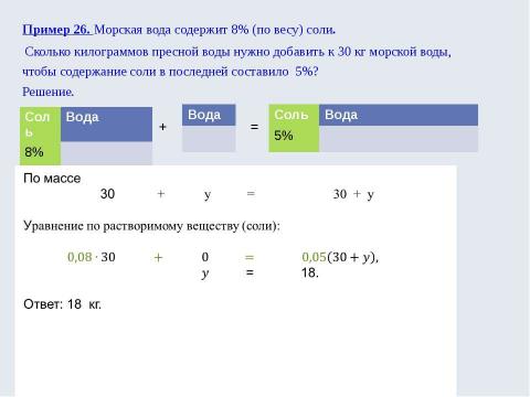 Презентация на тему "Готовимся к ЕГЭ Задание В13 Задачи на проценты" по математике