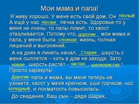 Презентация на тему "Имя прилагательное" по русскому языку