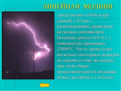 Презентация на тему "Гроза и молния" по физике