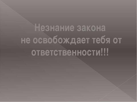 Презентация на тему "Обязанности и ответственность несовершеннолетних" по обществознанию